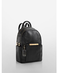 Calvin Klein Kenner Leather Double Zip Studio Backpack
