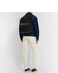 Tom Ford Canvas And Leather Backpack