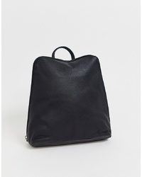 ASOS DESIGN Clean Leather Backpack