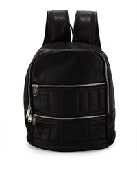 Urban Originals Clued Up Double Zip Backpack Black