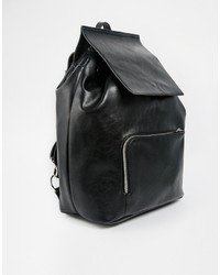 Asos Collection Backpack With Front Pocket