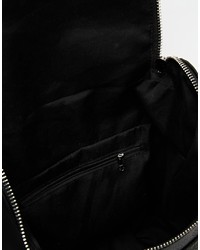 Asos Collection Chunky Zip Backpack With Zip Pocket
