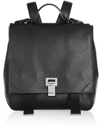 Proenza Schouler Courier Textured Leather Backpack Black