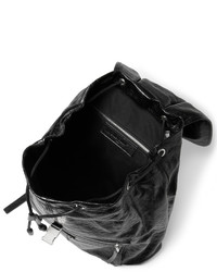 Balenciaga Creased Leather Backpack