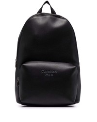 Calvin Klein Jeans Debossed Logo Faux Leather Backpack