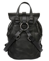 Diesel Grained Leather Backpack