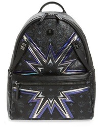 MCM Dual Stark Cyber Backpack Black