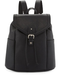 Neiman Marcus East River Flap Top Backpack Black