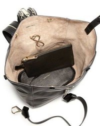 Jimmy Choo Echo Medium Convertible Leather Backpack