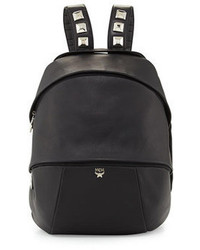 MCM Egg Leather Backpack Black