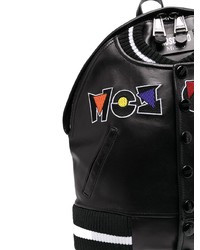 Moschino Embroidered Logo Jacket Style Backpack