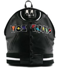 Moschino Embroidered Logo Jacket Style Backpack