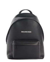 Balenciaga Everyday Logo Calfskin Leather Backpack