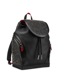 Christian Louboutin Explorafunk Leather Backpack In Black At Nordstrom