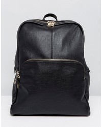 Oasis Faux Leather Zip Backpack