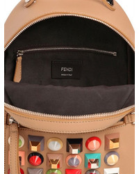 Fendi Mini Studded Leather Backpack