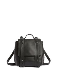 AllSaints Fin Mini Leather Convertible Backpack