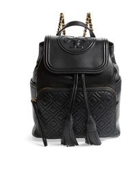 Tory Burch Fleming Lambskin Leather Backpack