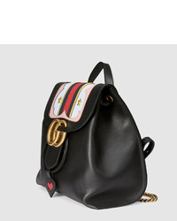 Gucci Gg Marmont Leather Backpack