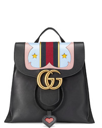 Gucci Gg Marmont Leather Backpack Black