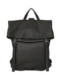 Giorgio Armani Deer Embossed Leather Backpack
