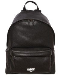 Givenchy Logo Detail Pebbled Leather Backpack