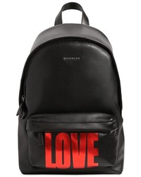 Givenchy Small Love Printed Leather Backpack