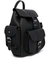 Hari Grafea Leather Backpack In Black