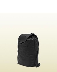 Gucci Black Leather Backpack From Viaggio Collection