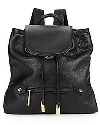 Halston Leather Backpack