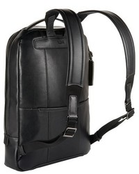Tumi Harrison Bates Leather Backpack Black