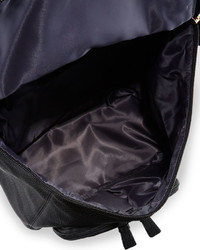 Neiman Marcus Hip Zip Top Backpack Black