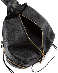 Rebecca Minkoff Julian Large Leather Backpack Black