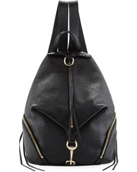 Rebecca Minkoff Julian Large Leather Backpack Black