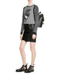 Karl Lagerfeld K Grainy Leather Backpack