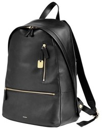 Skagen Kroyer 20 Leather Backpack Black