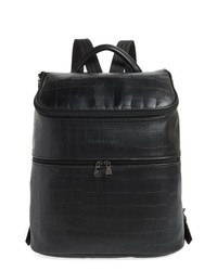 Longchamp Large Leather Backpack