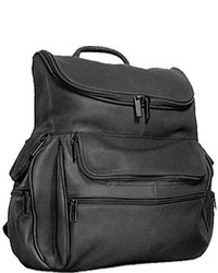 David King Leather 353 Multi Pocket Backpack