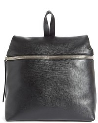 Kara Leather Backpack Black
