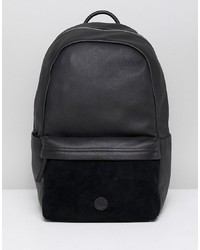 Timberland Leather Backpack In Black