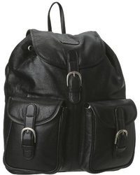 Leatherbay Leather Backpack With Pockets