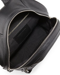 Marc Jacobs Leather Biker Backpack Black