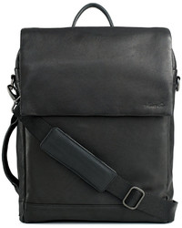 Kenneth Cole New York Leather Convertible Laptop Backpack