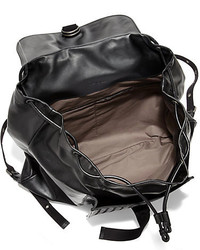 Bottega Veneta Leather Drawstring Backpack