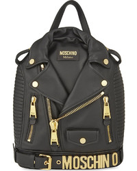 Moschino Leather Jacket Backpack