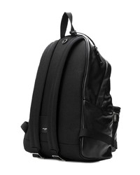 Saint Laurent Leather Look Logo Backpack