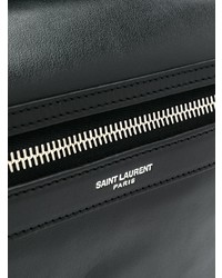 Saint Laurent Leather Look Logo Backpack