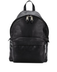 Moschino Leather Zip Backpack