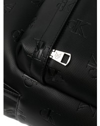 Calvin Klein Jeans Logo Debossed Leather Backpack