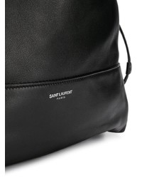 Saint Laurent Logo Drawstring Backpack